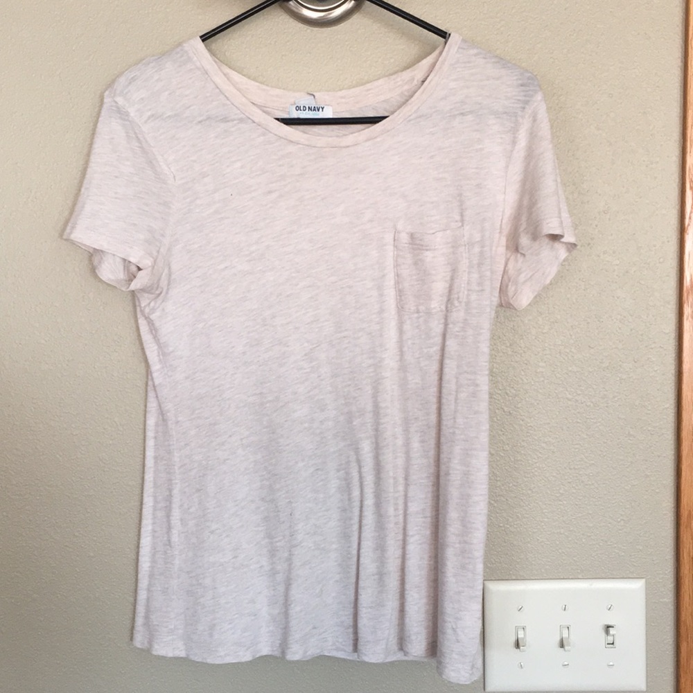 Simple oatmeal colored T-shirt